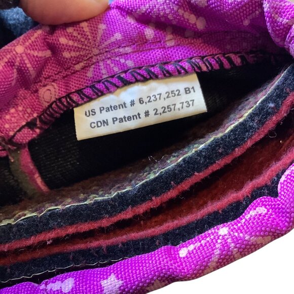 Kamik Rocket Girl Insulated Winter Snow Boots Size 12 Pink Black Snowflake Print - Picture 3 of 6